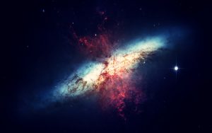 Spiralgalaxie als Symbol für das interaktive Multiversum und die Vernetzung unzähliger Universen.